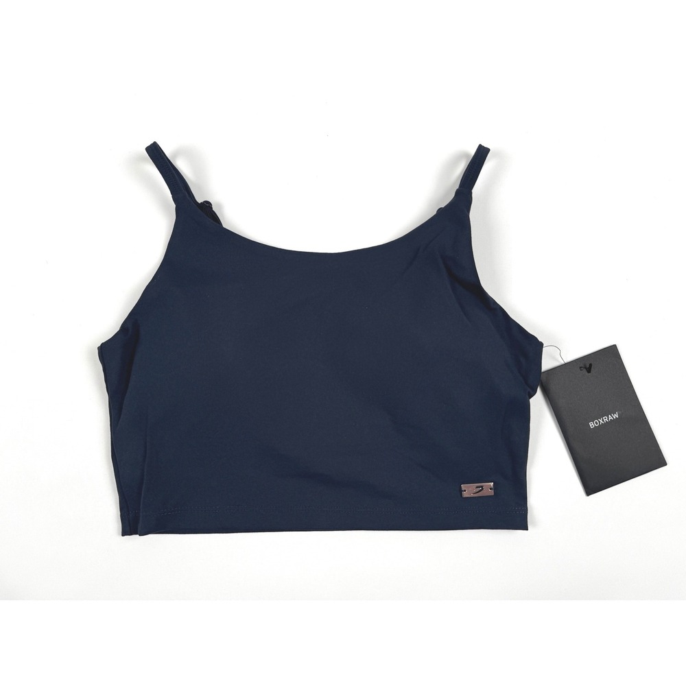 BOXRAW‎ Delia Tank Bra Navy Size Medium New With Tags